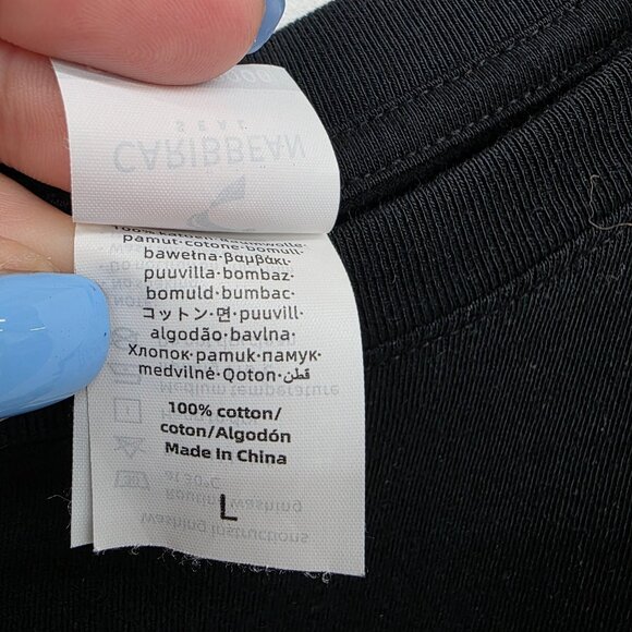 Boats & Hoes '24 Graphic T-Shirt Black Step Brothers Mens Size L Funny Patriotic - Picture 7 of 10